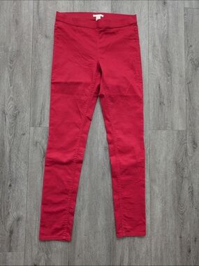 H&M Red Slim Fit Pants